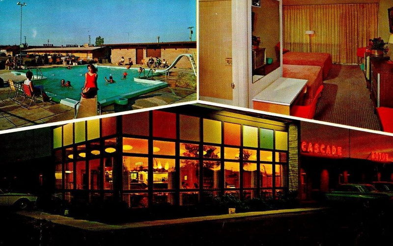 Cascade Motel (Cascade Motor Inn) - Vintage Postcard